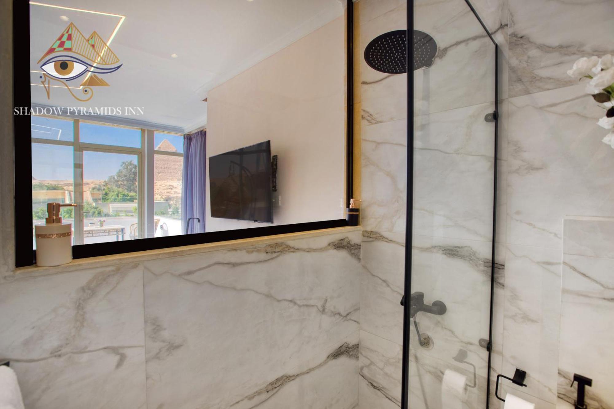 Shadow Pyramids Suites And Jacuzzi Kafret el-Gabal 外观 照片