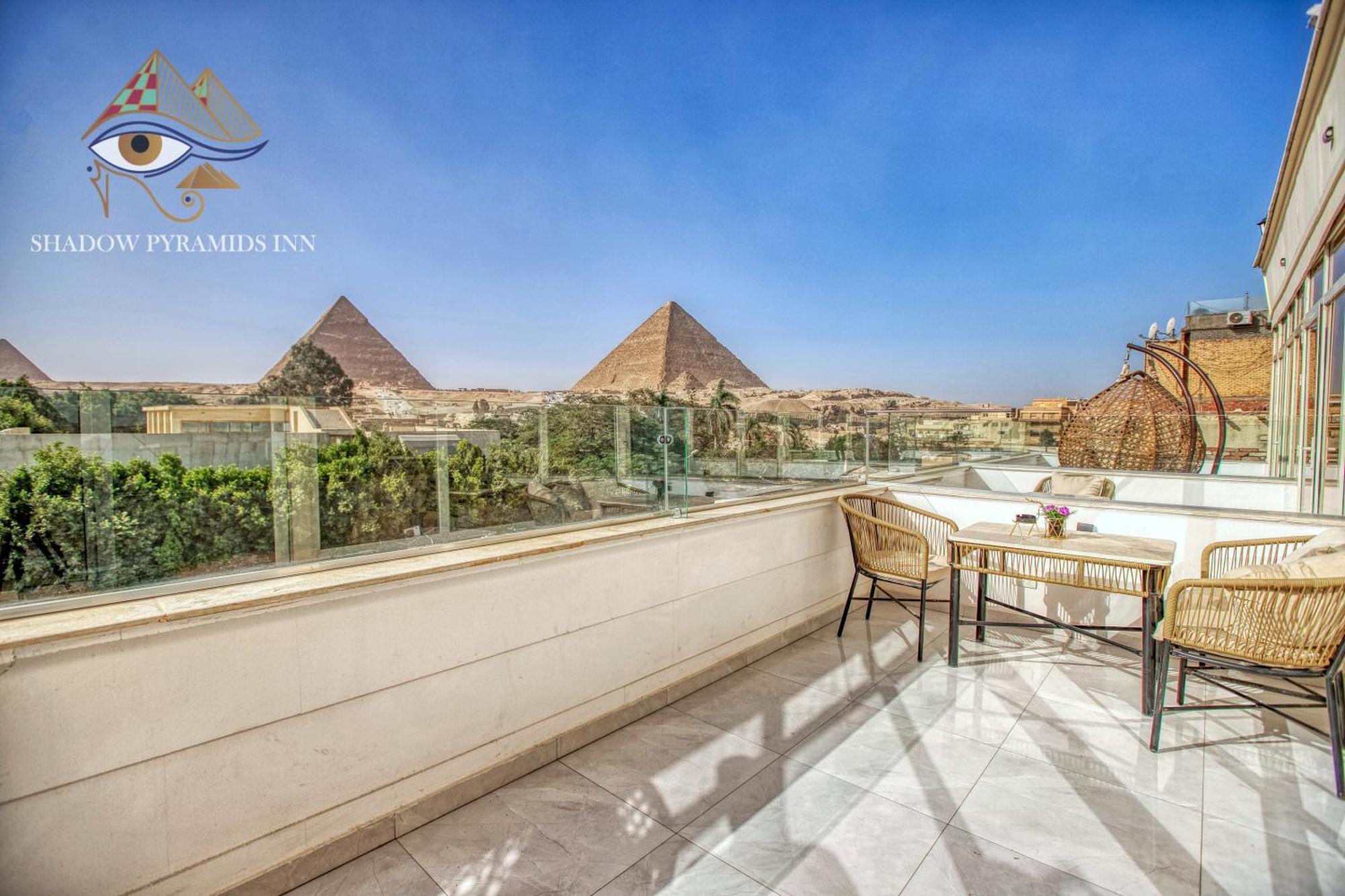 Shadow Pyramids Suites And Jacuzzi Kafret el-Gabal 外观 照片
