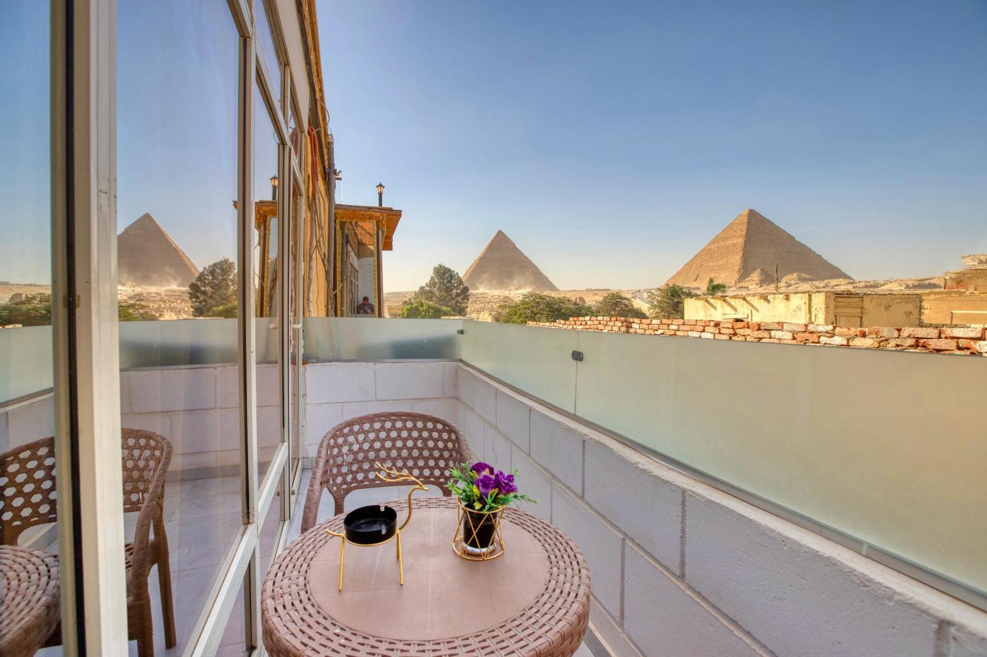 Shadow Pyramids Suites And Jacuzzi Kafret el-Gabal 外观 照片