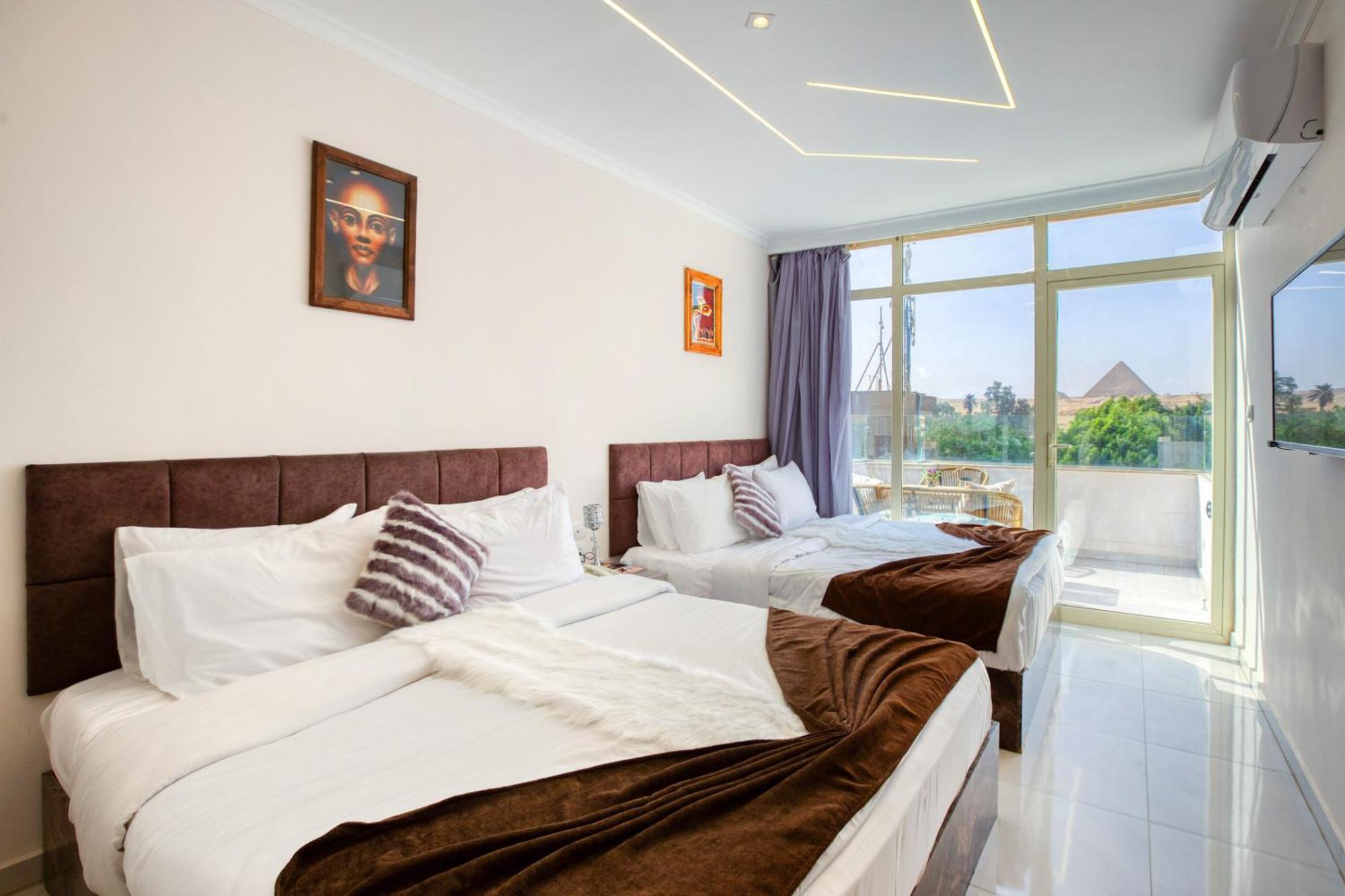Shadow Pyramids Suites And Jacuzzi Kafret el-Gabal 外观 照片